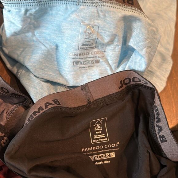 BAMBOO COOL Men's Ultra Breathable Underwear,No Riding Up Boxer Briefs - Picture 9 of 16